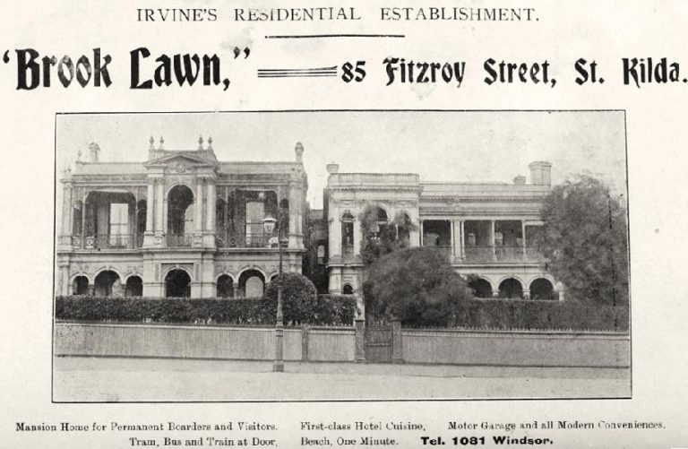 Brook Lawn, Fitzroy Street